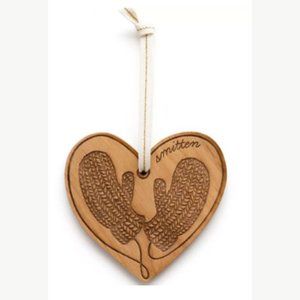 Hereafter Smitten Mitten Wooden Ornament